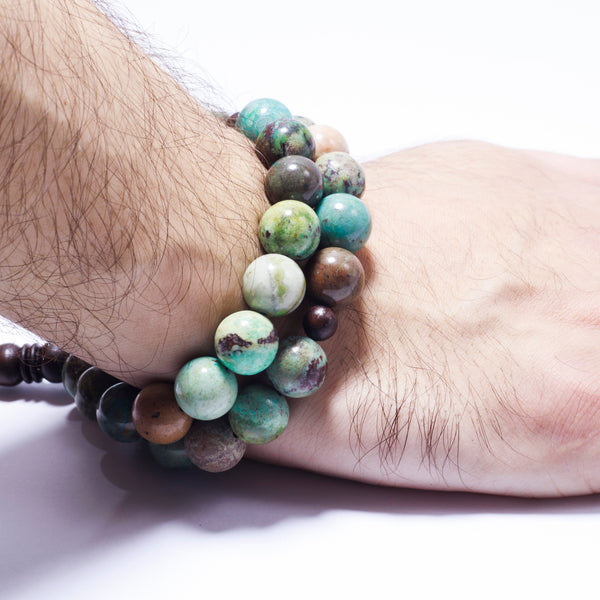 The Companion Tasbih Bracelet: CHRYSOCOLLA- 33BEADS,12MM