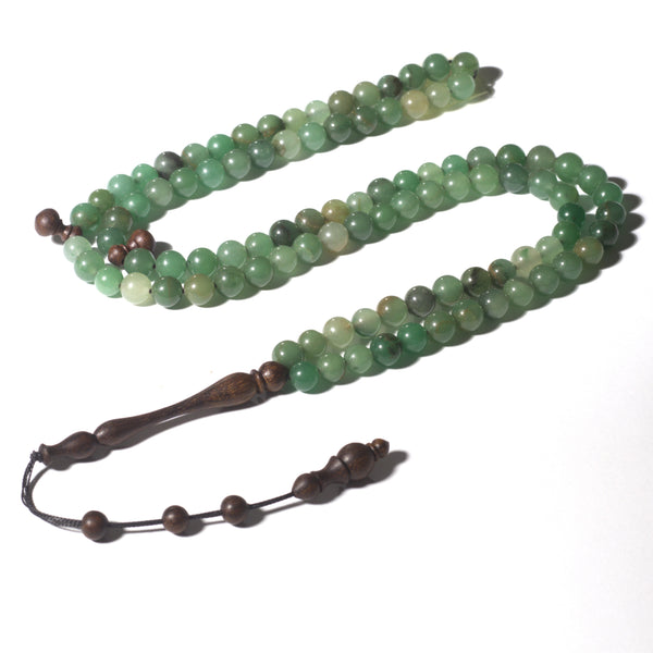 THE GREEN JADE - 8MM - 100 BEADS