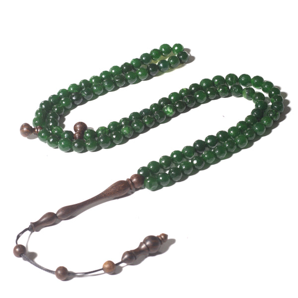 GREEN QUARTZ - 8 MM - 100 BEADS
