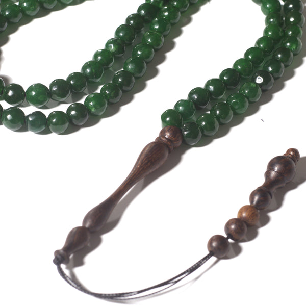 GREEN QUARTZ - 8 MM - 100 BEADS