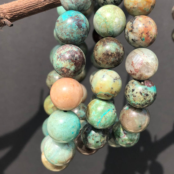 FEXIBLE CHRYOCOLLA BRACELET 12MM