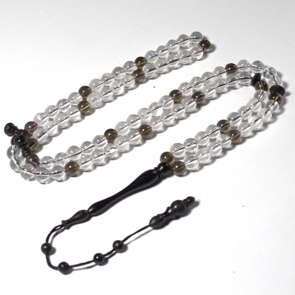 The InterMix Crystal Quartz (DUR E NAJAF) With Smokey Quartz.