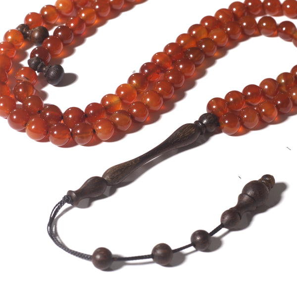 Yemeni Aqeeq 100- Beads 8mm