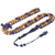 Ancient Koka Wood Intermix With Amethyst 8MM 100 Beads.