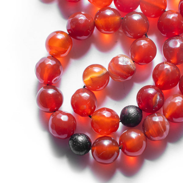 Yemeni Aqeeq 33- Beads 8mm