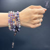 The Traveller Misbaha Bracelet: Purple Flourite - 100 Beads, 8mm