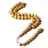 The Teak Wood Special Cylender Shape 33 Beads 10MM.