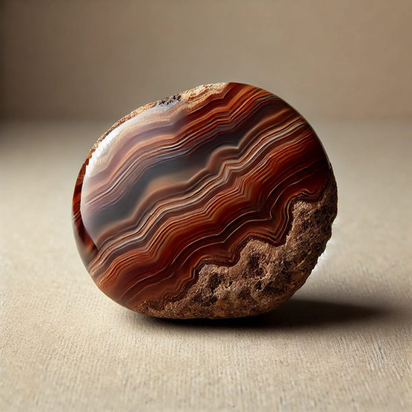 Yemeni Aqeeq 33- Beads 8mm